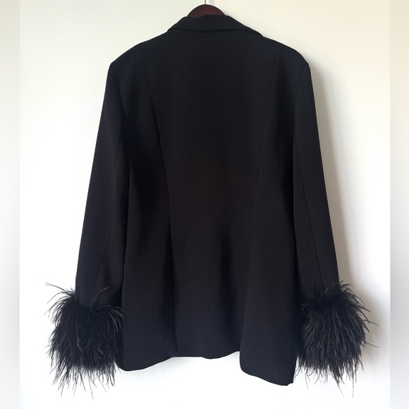 House of CB Esme Black Oversized Blazer - Size S - Picture 11 of 16